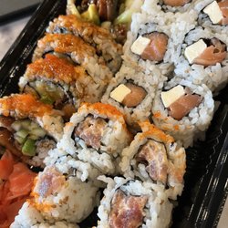 Lee's Sushi - [clockwise from top left] hillsborough; philly; spicy tuna rolls
