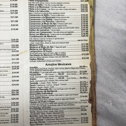 Mariscos/ Seafood and antojitos mexicanos