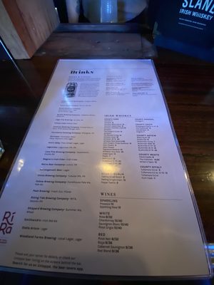 Menu photo 6 Rí Rá Portland, ME Menu photo 6 Rí Rá Portland, ME