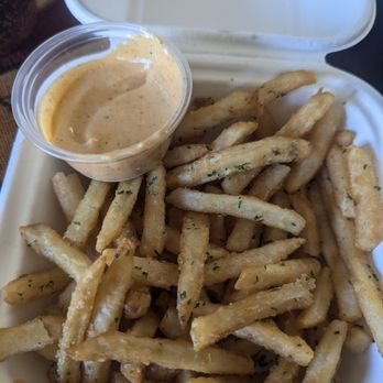 Spitz - Regular fries with an amazing garlic sauce - Greek Near Me - Placentia, California