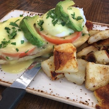 First Watch - Eggs Benedict BLT with seasoned potatoes - Breakfast & Brunch Near Me - Tucson, Arizona