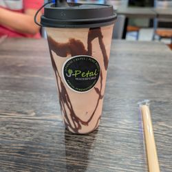 J-Petal & Poke Waterford - My chocolate shake. It was so delicious and refreshing for about 6 dollars