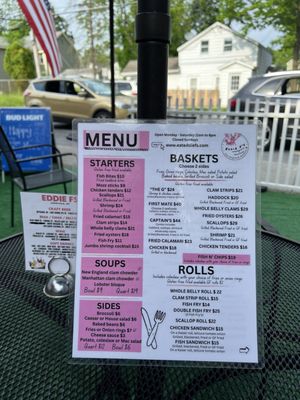 Menu photo 4 Eddie F's Saratoga Springs, NY Menu photo 4 Eddie F's Saratoga Springs, NY