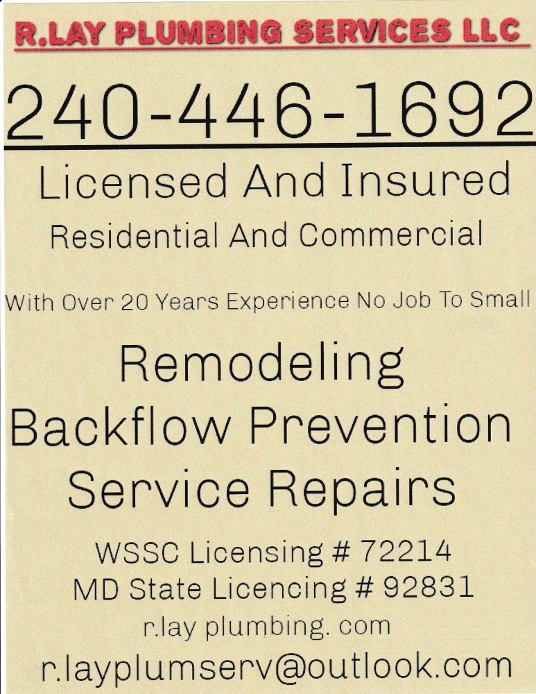 Slide of R.Lay Plumbing Services