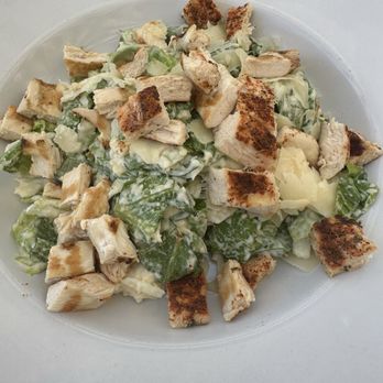 Elaines Cape May - Caesar salad with blackened chicken - American Near Me - Cape May, New Jersey Elaines Cape May - Caesar salad with blackened chicken - American Near Me - Cape May, New Jersey