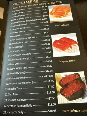 Menu photo 3 Nagoya Sushi House San Ramon, CA