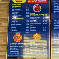 Santhi's Kitchen - Menu 1