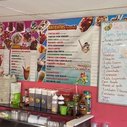 Frutas La Abejita - Small but potent menu for foods, fruits, and juices!!!