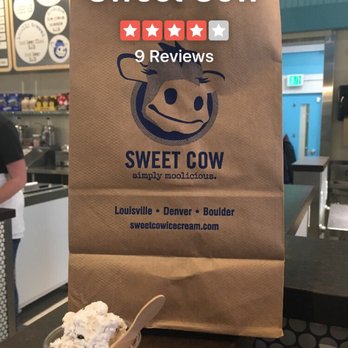 Sweet Cow - Def get a pint to go under $6 and you can get two flavors - Desserts Near Me - Aurora, Colorado