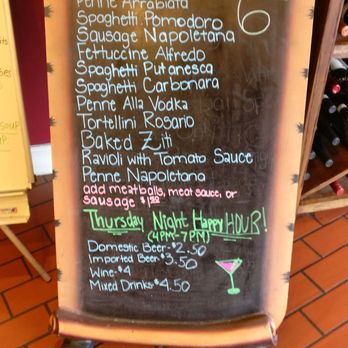 Casa Della Nonna - Lunch special menu board 3/20/17 - Italian Near Me - Severn, Maryland