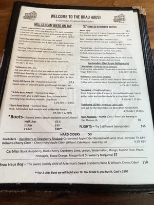 Menu photo 1 Millstream Brau Haus Amana, IA
