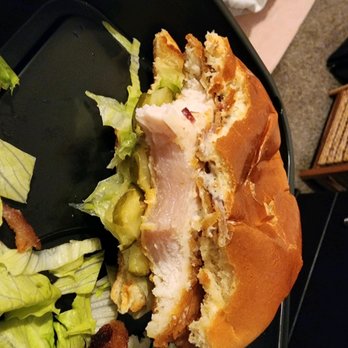 Applebee's Grill + Bar - Ordered a chicken sandwich, and it came raw. Applebees... do better. This is sickening. - American Near Me - Elk Grove, California