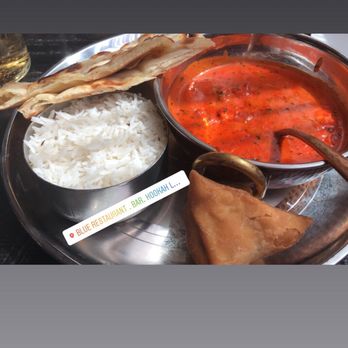 Blue India - Shrimp tandoori (lunch combo $12)- comes with 3 pieces of shrimp - Indian Near Me - Atlanta, Georgia