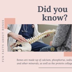 OsteoStrong Lake Forest Center - Did you know? Bones are made up of calcium, phosphorus, sodium and other minerals, as well as the protein collagen. Call us at 949-916-0916
