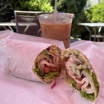 Jacob's Coffee House - Hummus veggie wrap with added Turkey - Coffee & Tea Near Me - Washington, DC, District of Columbia Jacob's Coffee House - Hummus veggie wrap with added Turkey - Coffee & Tea Near Me - Washington, DC, District of Columbia