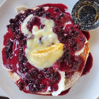 Cafe Topes - Blueberry Ricotta Pancakes - Coffee & Tea Near Me - Carlsbad, California