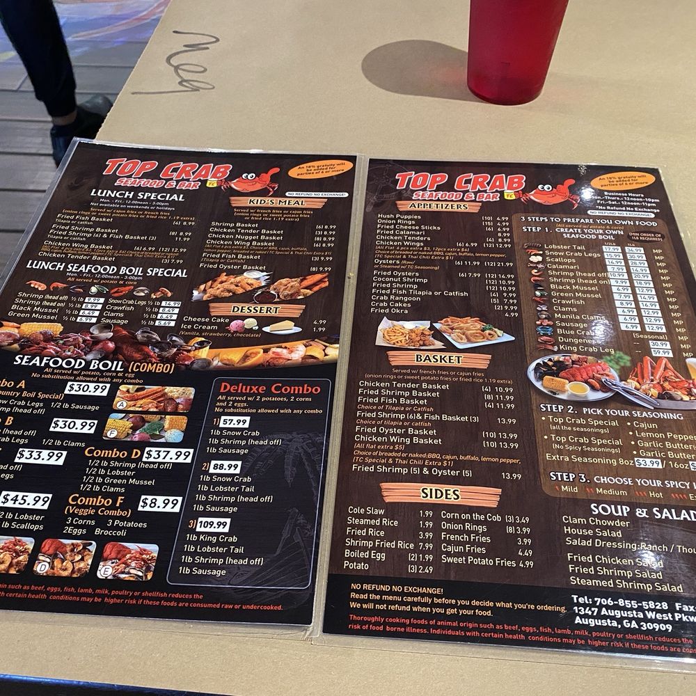 Menu as of NYE 2024. Menu as of NYE 2024.