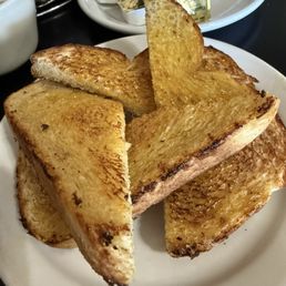 Delicious sour dough toast.