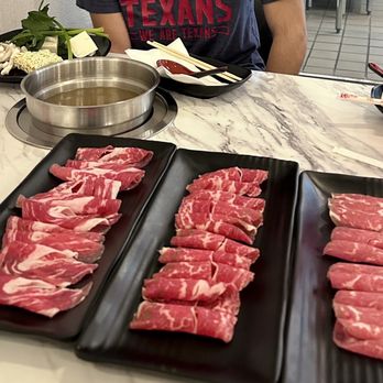 Kim Shabu - assortment of beef - Korean Near Me - Houston, Texas Kim Shabu - assortment of beef - Korean Near Me - Houston, Texas