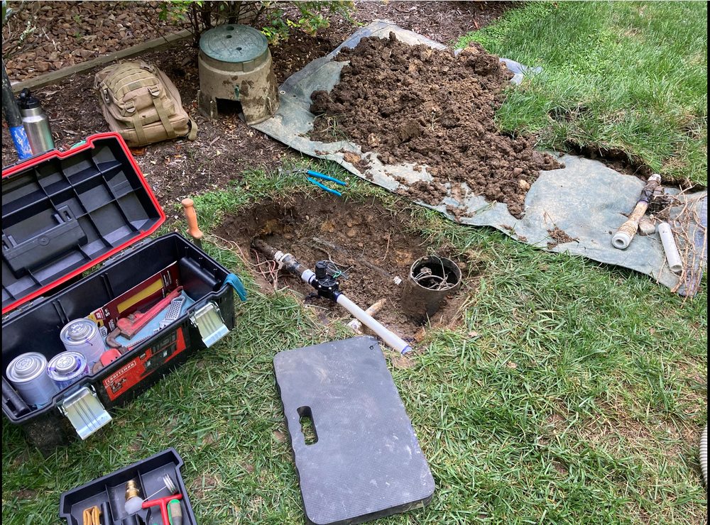 Slide of Water Color Irrigation