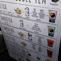 Blackbear Tea - El menú
