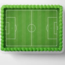 Happy Cake - Soccer Field Cake