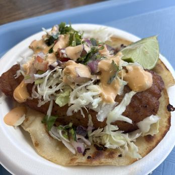 Mariscos El Picosito - Fish and shrimp taco - Mexican Near Me - Santa Maria, California