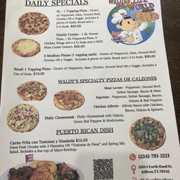 Daily specials