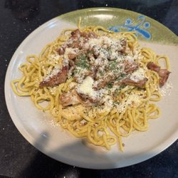 Garlic butter chicken pasta