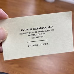 Gazarian Levon H MD - Keep this tucked in your pocket. You're going to want to pass it on to friends!