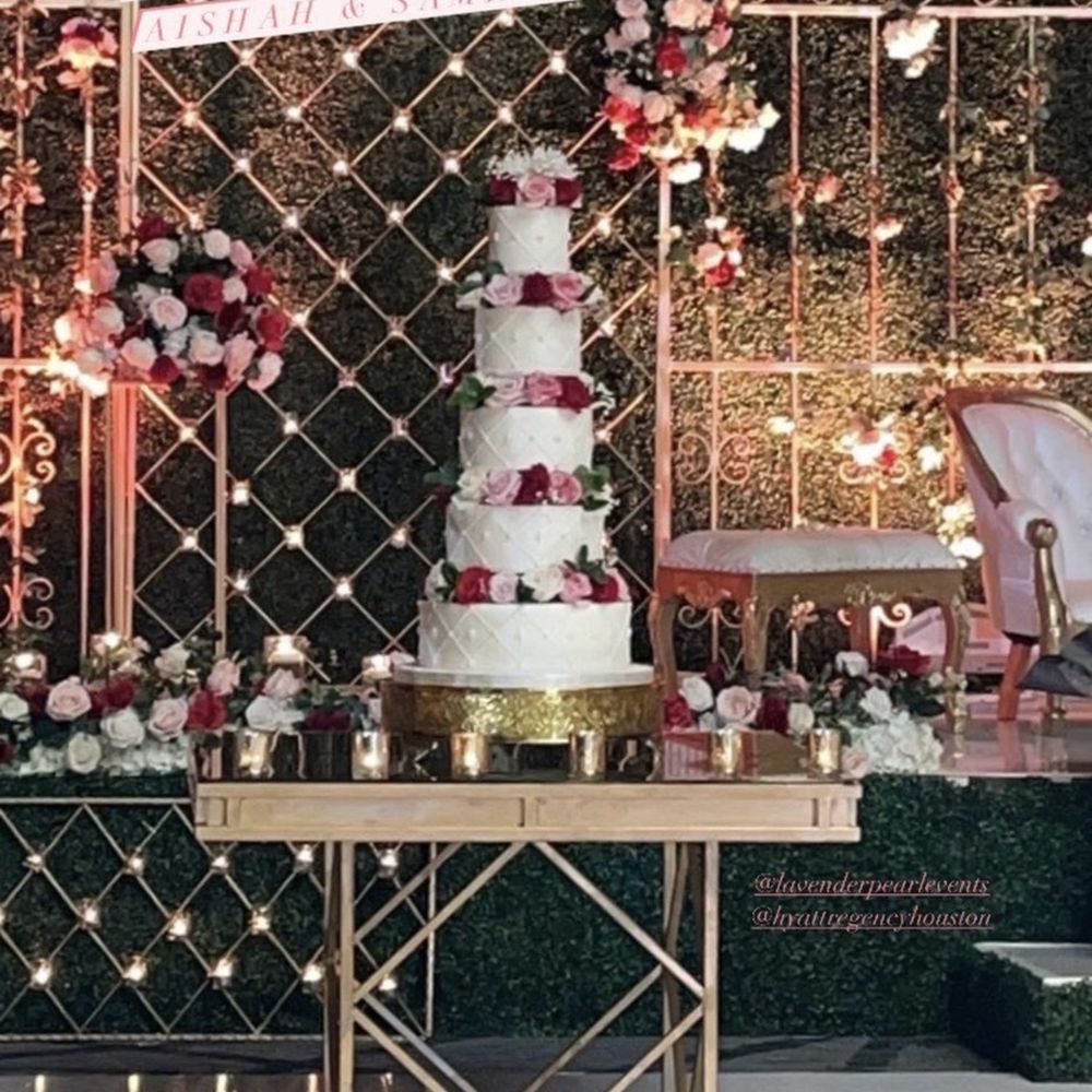 Cakes by Gina - a wedding cake on a table - Bakeries Near Me - Houston, Texas