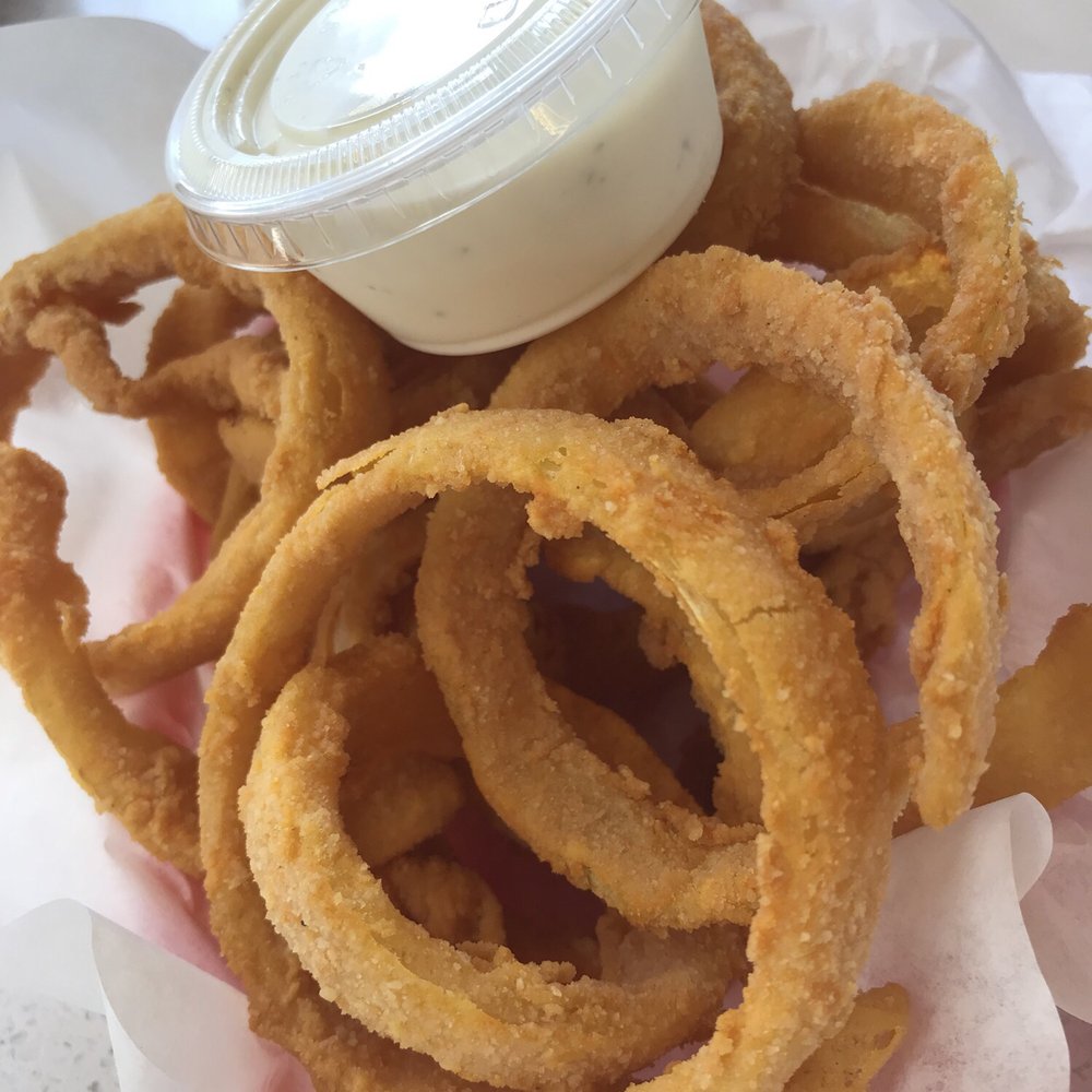 Johnny's Burger - Yummy and crunchy onion rings ! - Burgers Near Me - Riverside, California Johnny's Burger - Yummy and crunchy onion rings ! - Burgers Near Me - Riverside, California