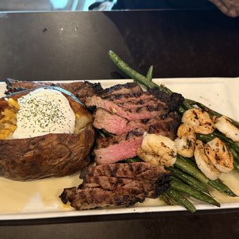 VJ's Bar & Burger - Tri-Tip & Shrimp Combo - Bars Near Me - Sacramento, California