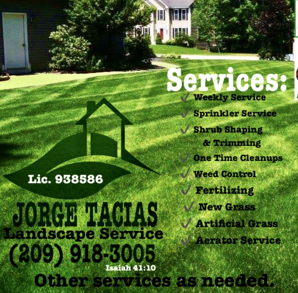 TACIAS LANDSCAPE SERVICE Request a Quote Ripon, California