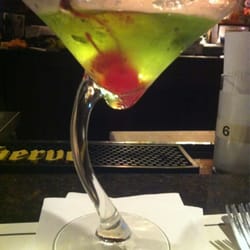 Eighteen East Restaurant and Bar - Apple Martini made of wine based vodka. Huh?