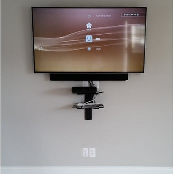 Wired Installations - TV, Soundbar and Component Shelf Mounting - Home Theatre Installation Near Me - Summerville, South Carolina Wired Installations - TV, Soundbar and Component Shelf Mounting - Home Theatre Installation Near Me - Summerville, South Carolina
