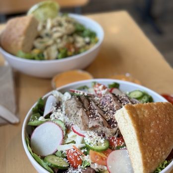 Urbane Cafe - Ahi Tuna salad up front and Cilantro Chicken in the distance...looks delicious - Sandwiches Near Me - San Diego, California Urbane Cafe - Ahi Tuna salad up front and Cilantro Chicken in the distance...looks delicious - Sandwiches Near Me - San Diego, California