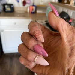 N family nails - My nails after I got them done at family nails on LancasterThey really did a good job I will always go back