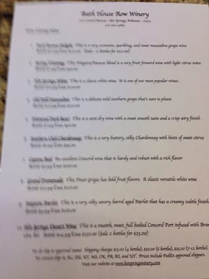 Bath House Row Winery by null