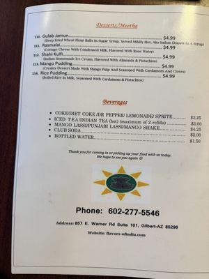 Menu photo 4 Flavors of India Gilbert, AZ Menu photo 4 Flavors of India Gilbert, AZ