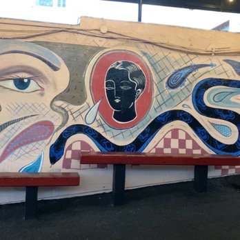 The Echo - a mural on the side of a building - Music Venues Near Me - Los Angeles, California