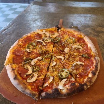 Jack's Wood Fired Oven - The Big Lu Bowski pizza. - Pizza Near Me - Logan, Utah Jack's Wood Fired Oven - The Big Lu Bowski pizza. - Pizza Near Me - Logan, Utah
