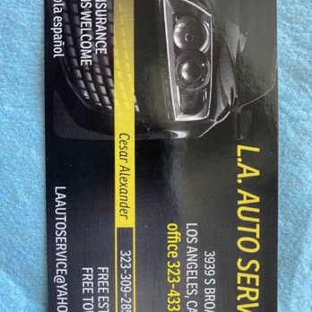 L A Auto Service - Body Shops Near Me - Los Angeles, California