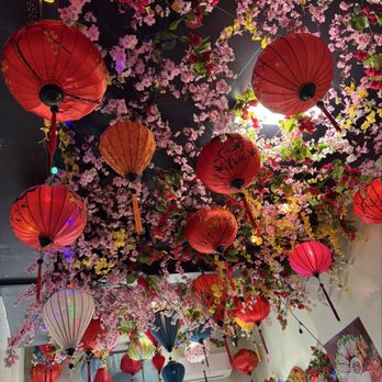 Pho Viet - The beautiful ceiling decor! - Vietnamese Near Me - Washington, DC, District of Columbia