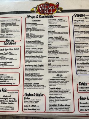 Menu photo 6 Old Village Grill Arroyo Grande, CA Menu photo 6 Old Village Grill Arroyo Grande, CA