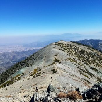 Mount Baldy - Looking at the devil's backbone from Mt. Baldy - Hiking Near Me - Mt Baldy, California Mount Baldy - Looking at the devil's backbone from Mt. Baldy - Hiking Near Me - Mt Baldy, California