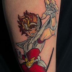 Texas Body Art - New resident artist alert ! Come check out the works of Matthew Bullion . He does clean Neo trad and Anime too !