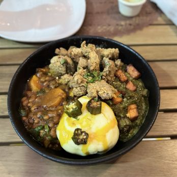 Bintü Atelier - Ndambe & Saka Saka Dou Bowl w/ Fufu $24 - African Near Me - Charleston, South Carolina