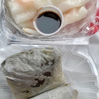 Ming Hui Dim Sum - Shrimp rice noodles and Sticky rice in lotus leaf - Dim Sum Near Me - San Francisco, California Ming Hui Dim Sum - Shrimp rice noodles and Sticky rice in lotus leaf - Dim Sum Near Me - San Francisco, California