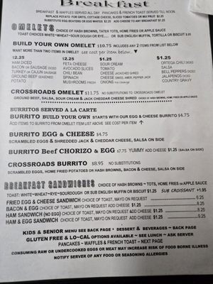 Menu photo 2 Crossroads Cafe Parker, AZ Menu photo 2 Crossroads Cafe Parker, AZ
